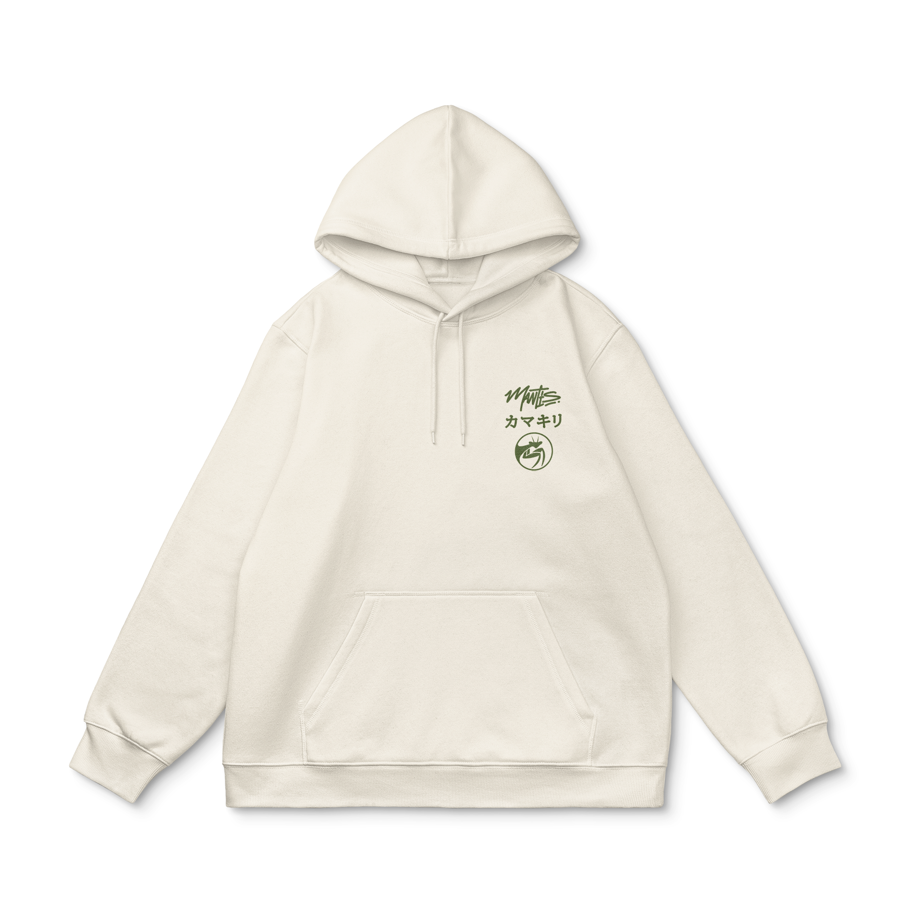 Koi Fish Hoodie - Natural White