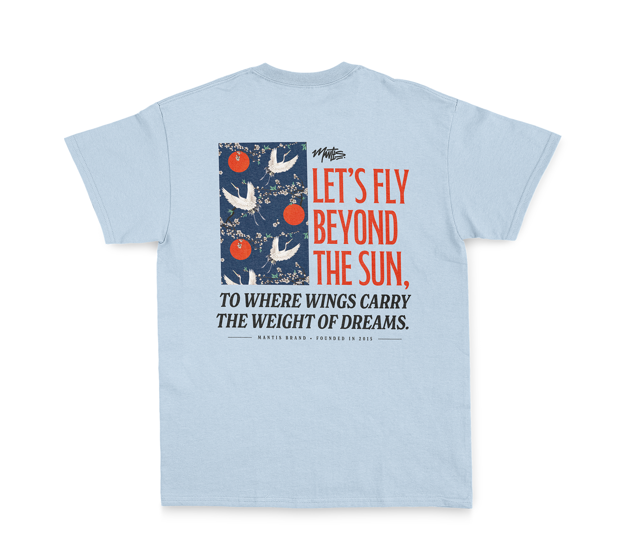 Fly Beyond Tee - Baby Blue